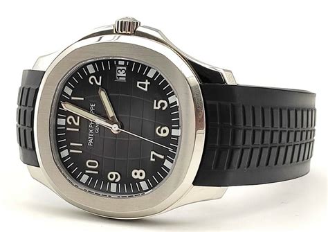 black patek philippe|patek philippe aquanaut black strap.